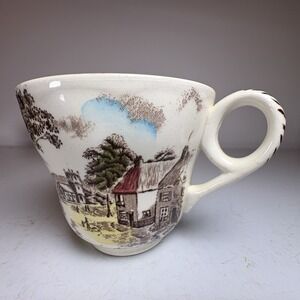 Sunday Morning By W.H. Grindley Tunstall  England Fine Staffordshire Ware 5 Cups